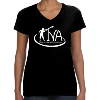 TVA Big Logo - Ladies Perfect V-Neck T-Shirt Thumbnail